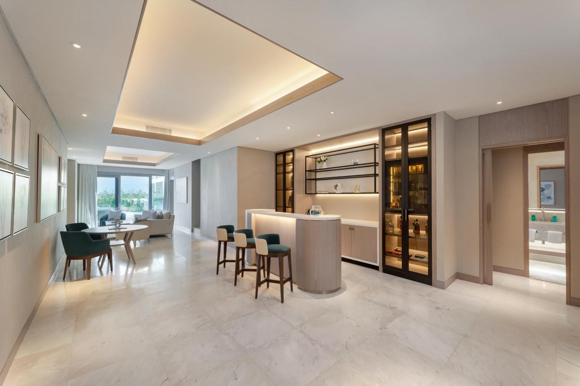 Five Luxe Hotel Dubaj Kültér fotó The interior of a typical apartment